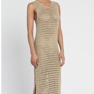 SIR the Label Edie midi dress crochet coverup